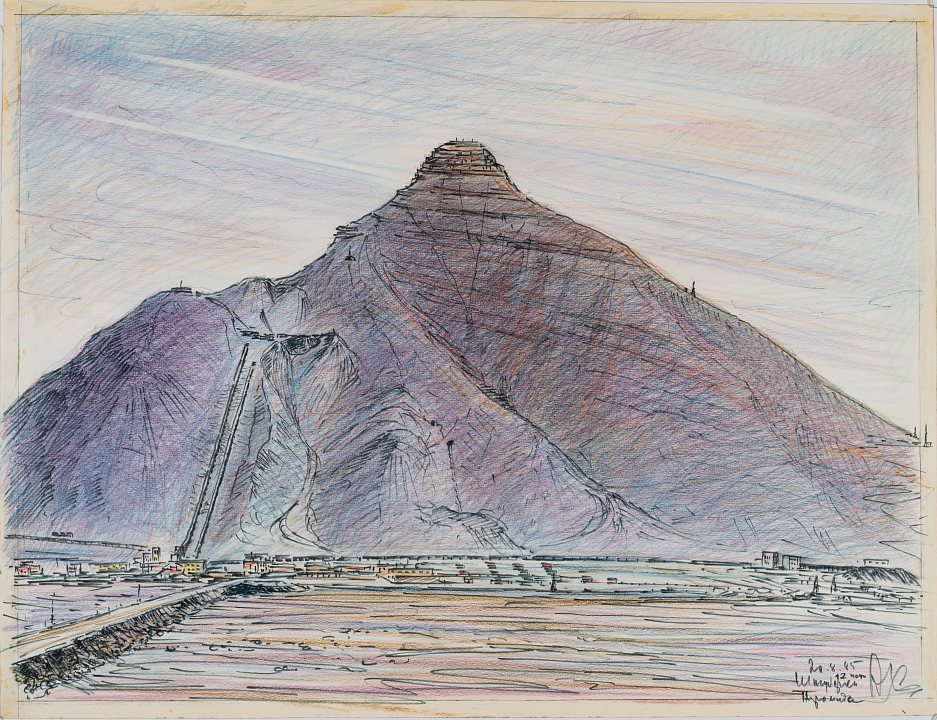 А.И. Хамцов. Ледник Эсмарк в дельте Ис-фьорда на острове Западный Шпицберген архипелага Шпицберген, Норвегия, Северный Ледовитый океан, 1985