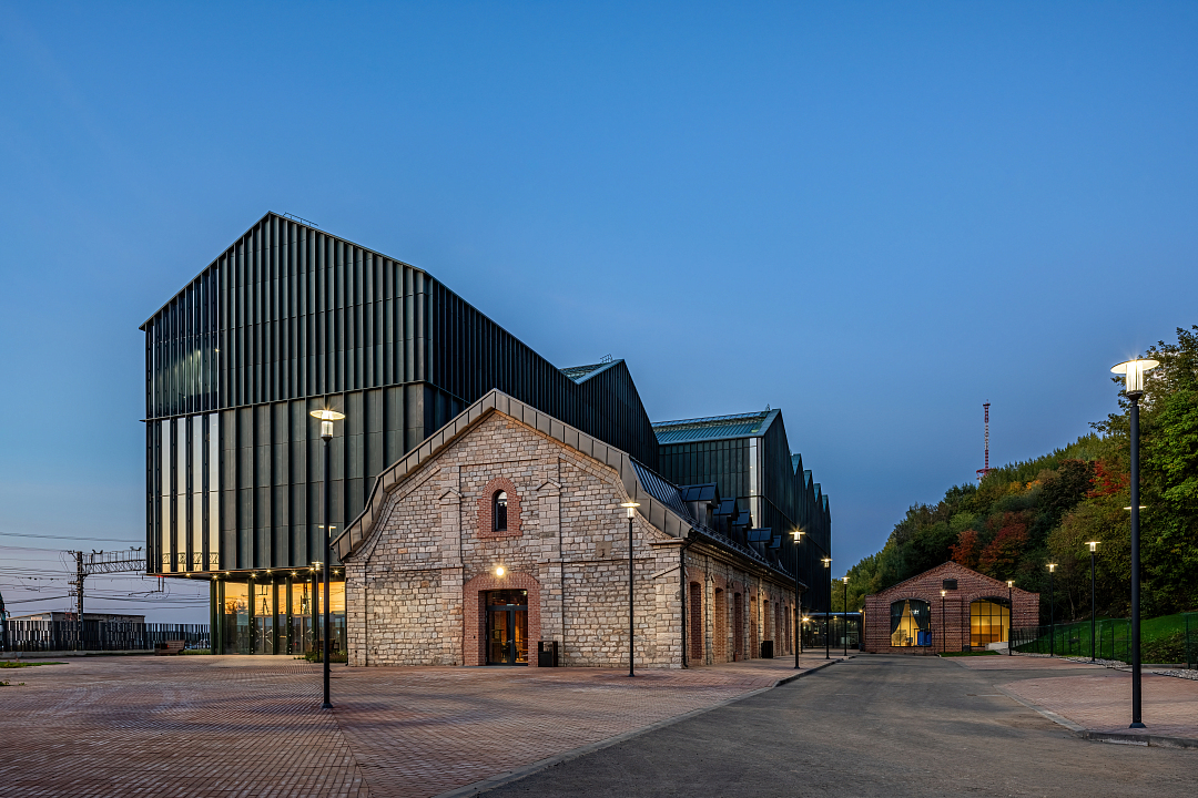 Новое здание Пермской художественной галереи, 2025. Проект архитектурного бюро СПИЧ. Автор фото: Андрей Белимов-Гущин. Предоставлено архитектурным бюро СПИЧ