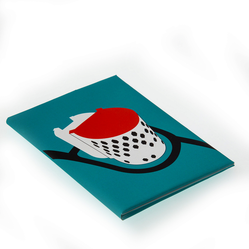 Обложка на паспорт «Дом Мельникова». Бирюзовая