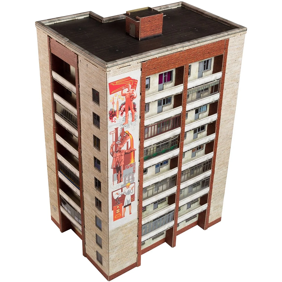 Брежневка. Картонная модель