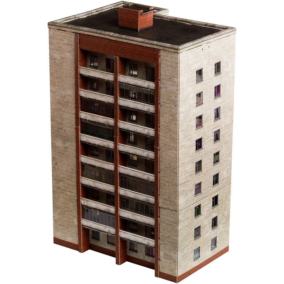 Брежневка. Картонная модель