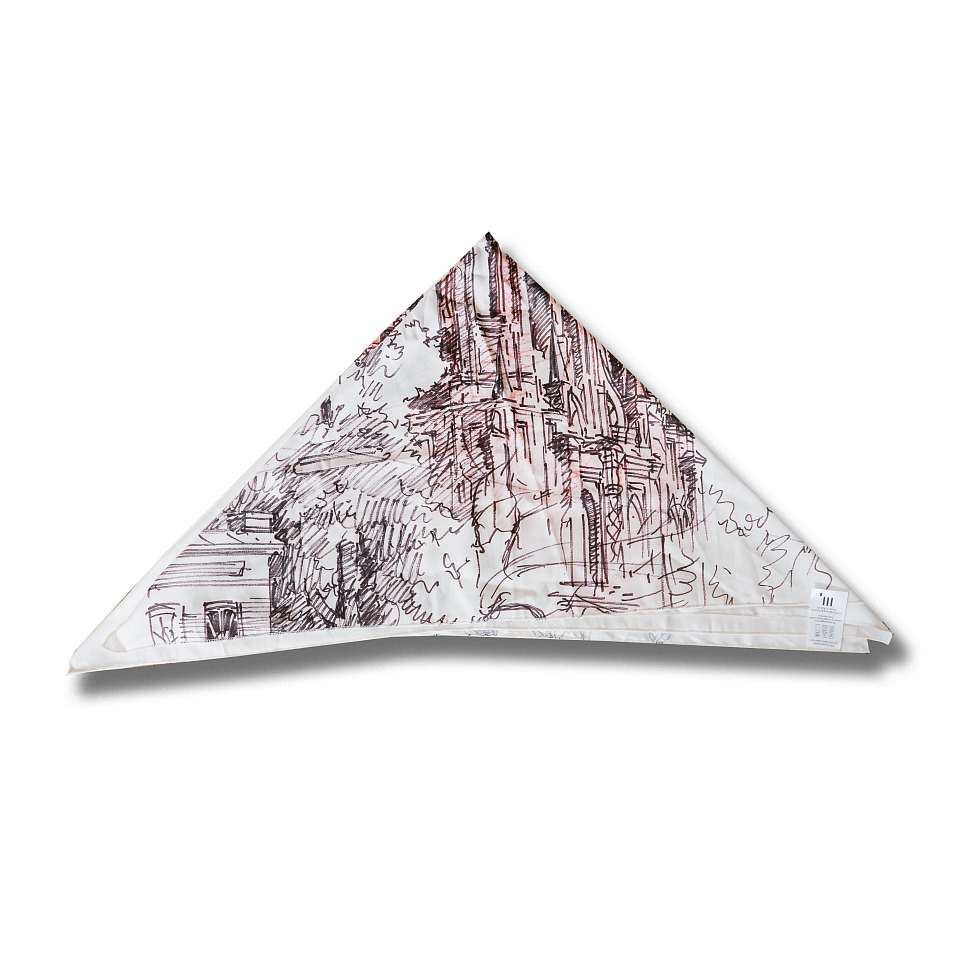 Платок «Хамцов. Костёл в Самаре»