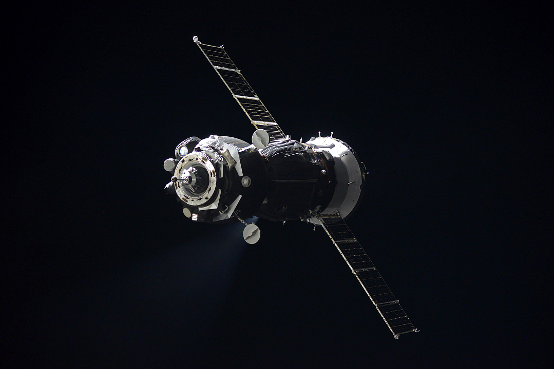 О.Д. Кононенко. Стыковка пилотируемого корабля «Союз МС-12» с МКС. Съемка, 2019