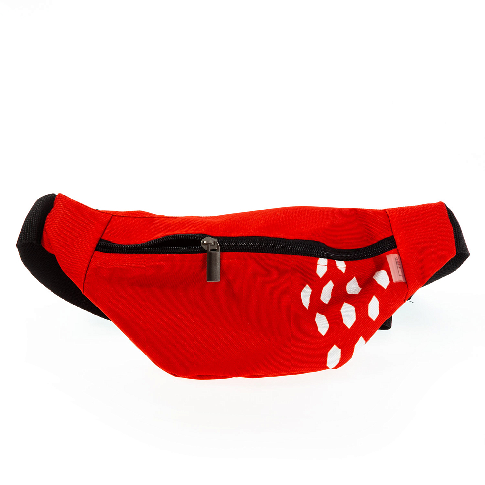 Поясная сумка «Дом Мельникова». Красная