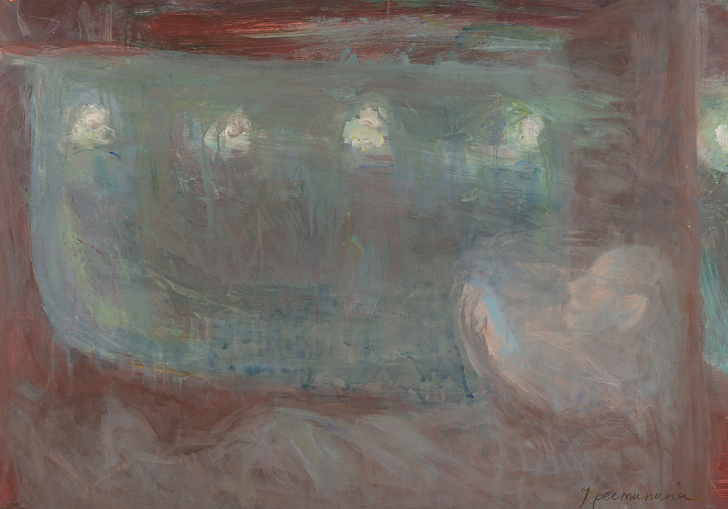 Н. Крестинина, «Спб - мск. Белая ночь». Из серии «Плацкартный вагон», 2018