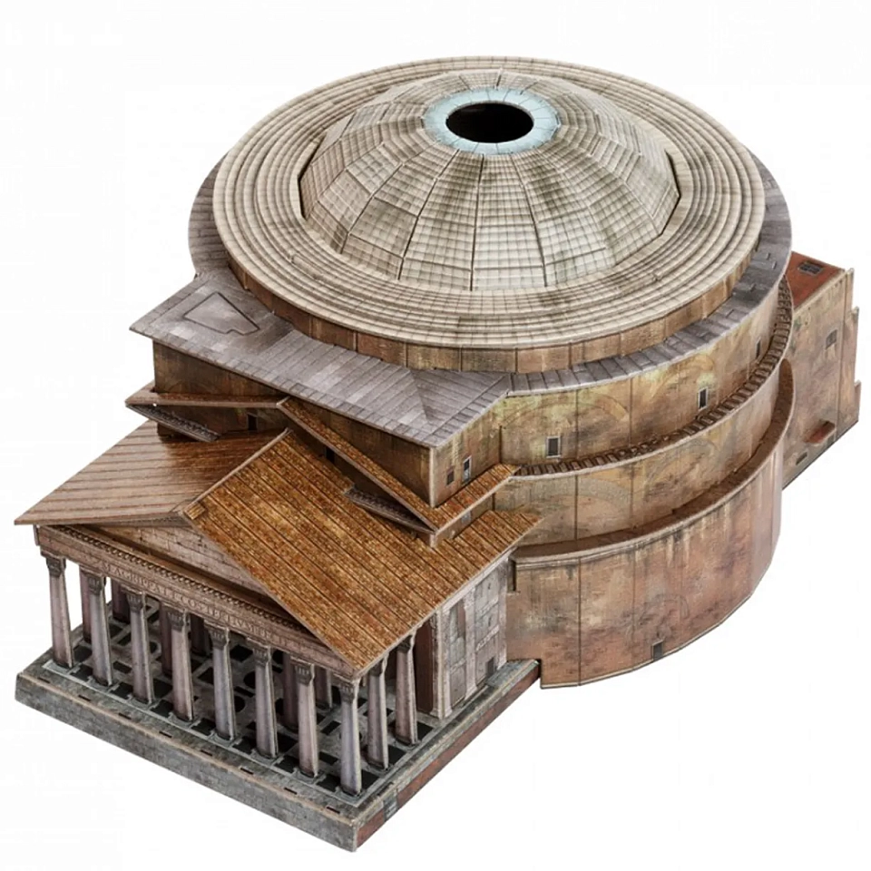 Римский Пантеон. Картонная модель