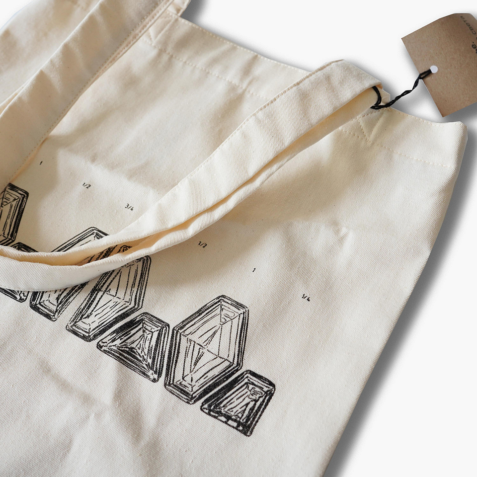 Шоппер «Фальконье. Шкала». Ч/б