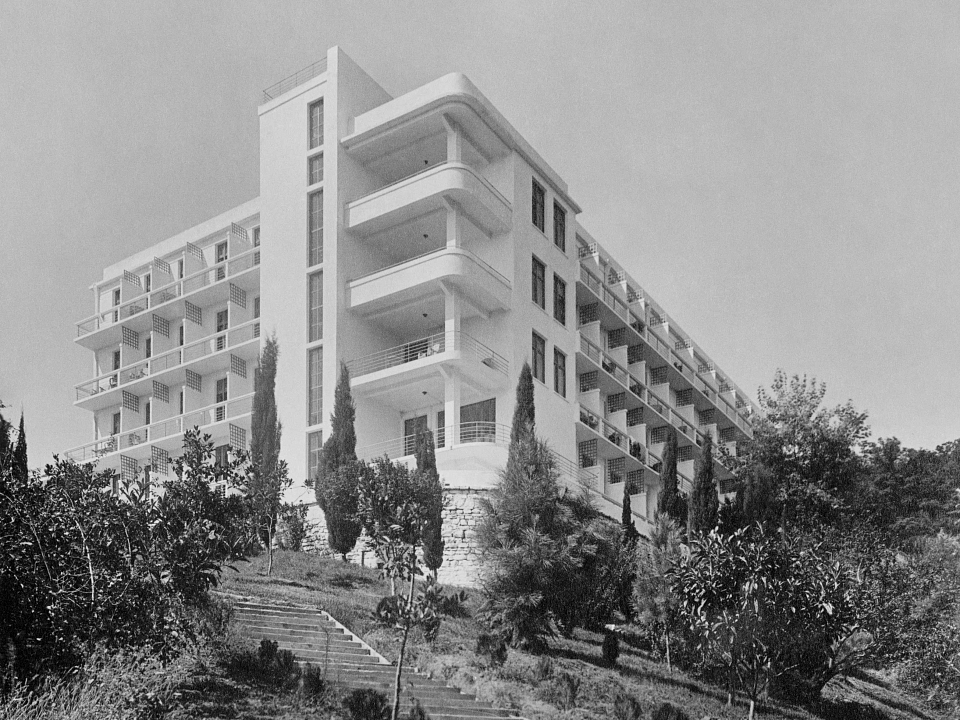 А.В. Щусев. Санаторий «Новая Мацеста», 1928 год. Фото 1928 года