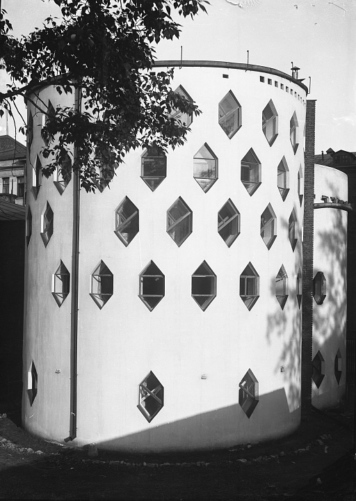 Дом Мельникова. Вид со стороны двора