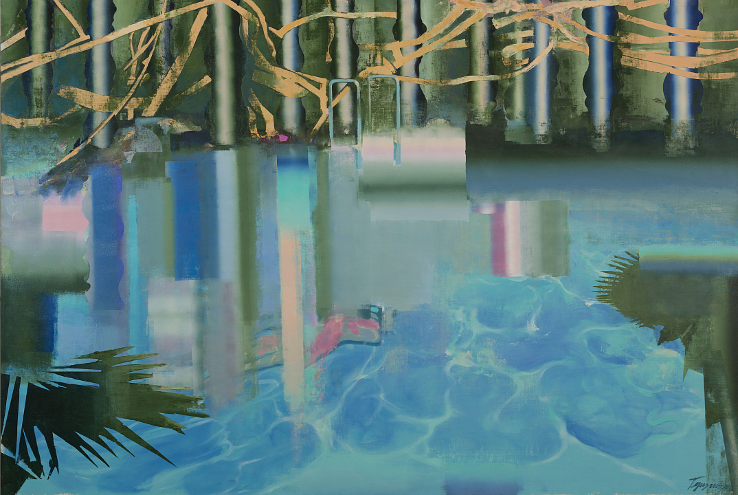 В. Пушницкий. Дух Изменения. 2020. Холст, масло.195х290+