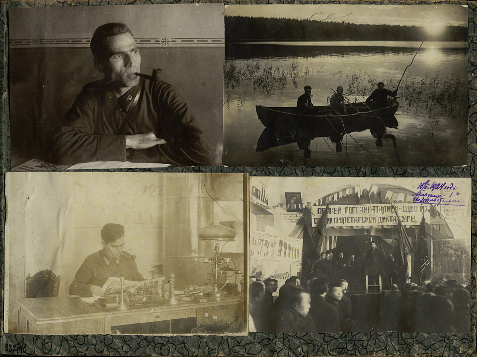 Альбом фотографий Соловецкого лагеря особого назначения (СЛОН). Архангельская обл., Соловецкие о-ва. 1920-1930-е гг. Фрагмент. ГМИГ