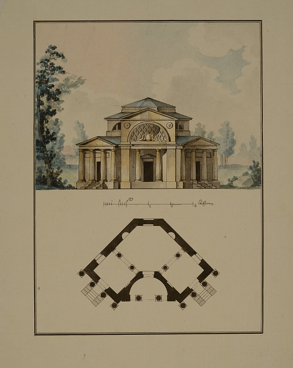 МУАР. Н.А. Львов. Гений места. Павильон в усадьбе Знаменское-Раек.